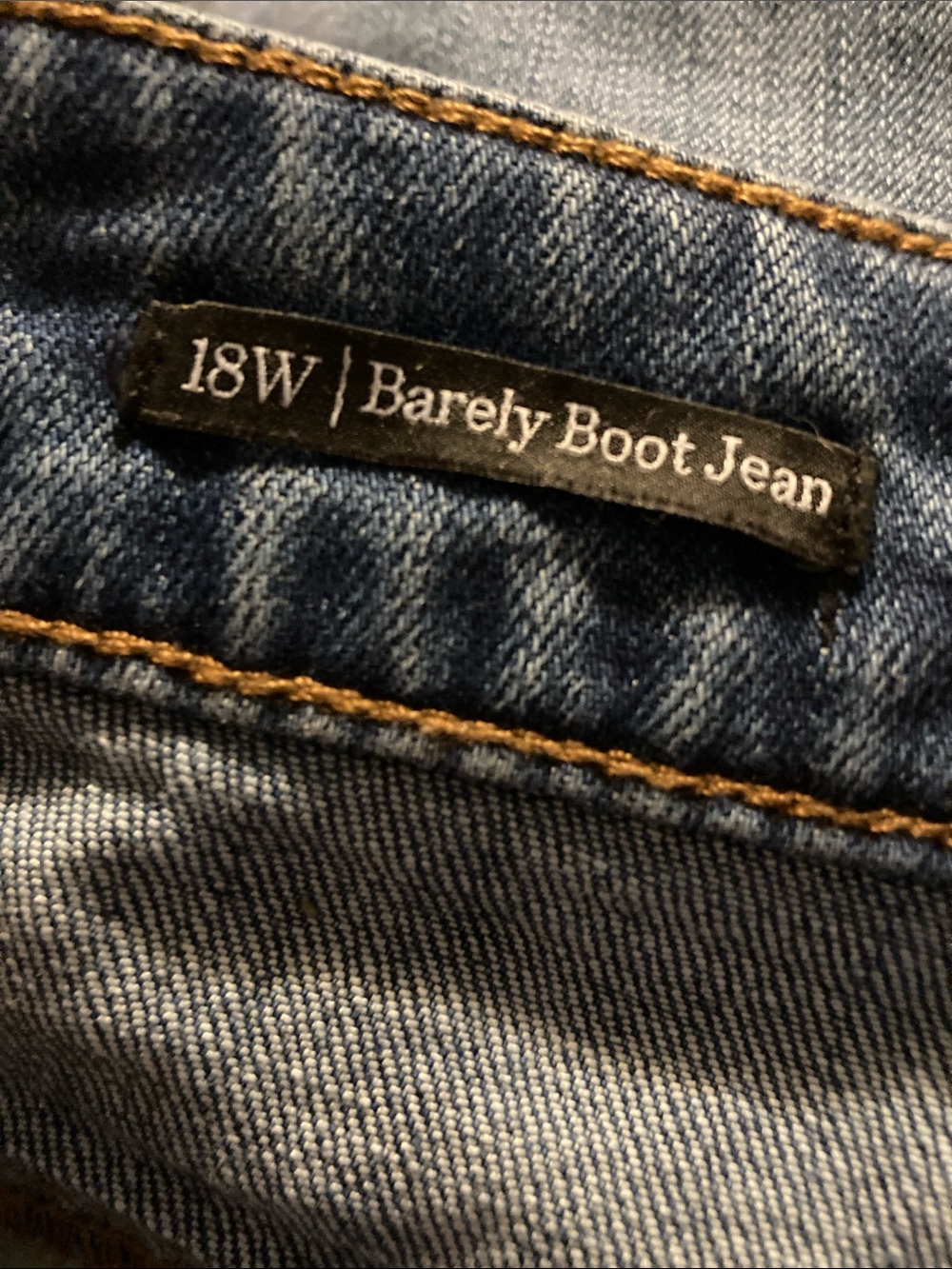 Women's Blue Embellished Jeans 18W - Picture 5 of 6